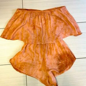 Blue Life Orange Romper